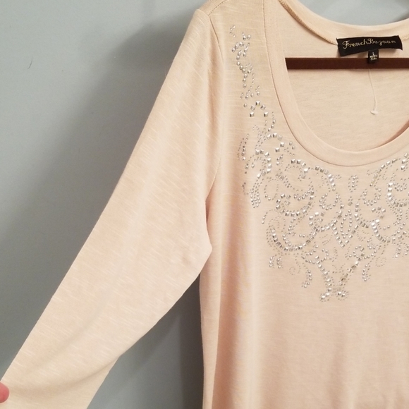 French Bazaar Embellished Swing Style Tunic in L - Picture 4 of 8